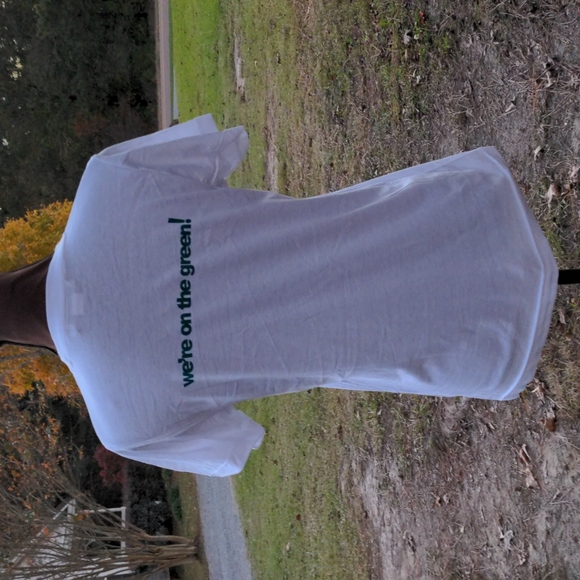 Lifetime Collective White TShirt with Club & Green Graphic "We're on the green" - Picture 4 of 8